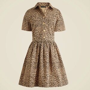 J.Crew Leopard Mini Shirtdress